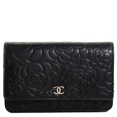 chanel camelia wallet on chain|Chanel wallet on chain lambskin.